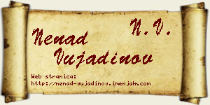 Nenad Vujadinov vizit kartica